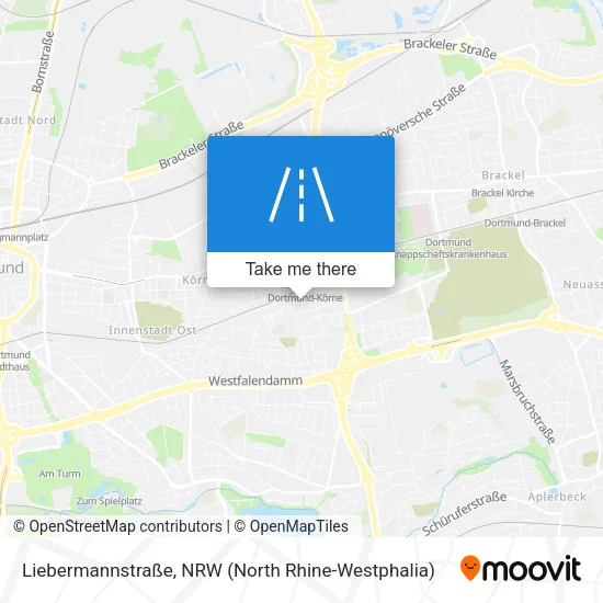 Карта Liebermannstraße