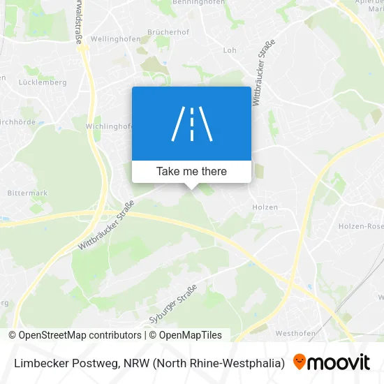 Карта Limbecker Postweg