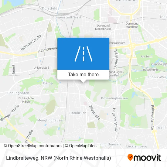 Карта Lindbreiteweg