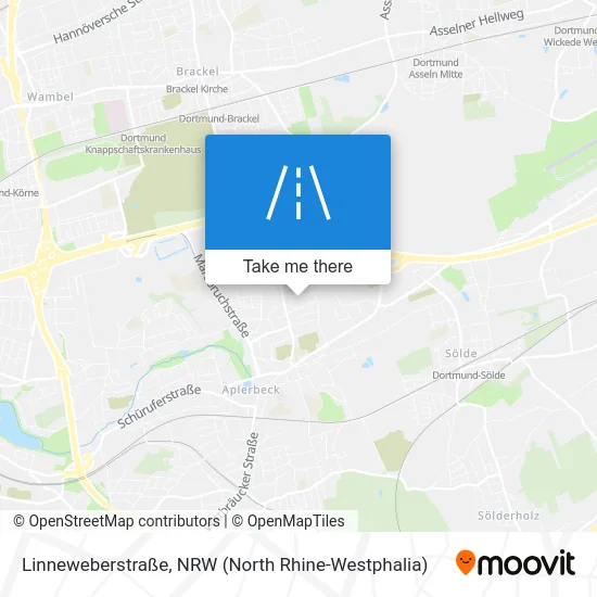 Карта Linneweberstraße