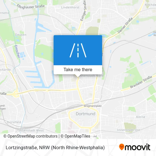 Карта Lortzingstraße