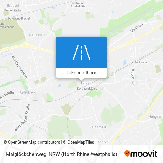 Карта Maiglöckchenweg