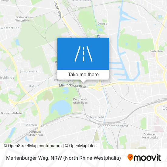 Карта Marienburger Weg