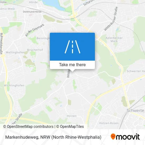 Карта Markenhudeweg