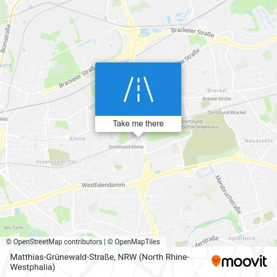 Карта Matthias-Grünewald-Straße