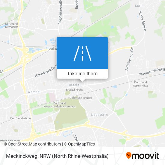 Meckinckweg map