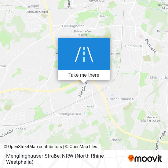 Menglinghauser Straße map