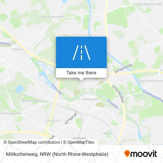 Карта Millkottenweg