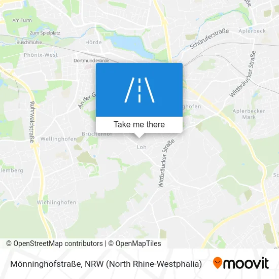 Карта Mönninghofstraße