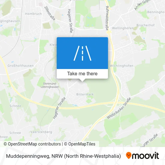 Карта Muddepenningweg