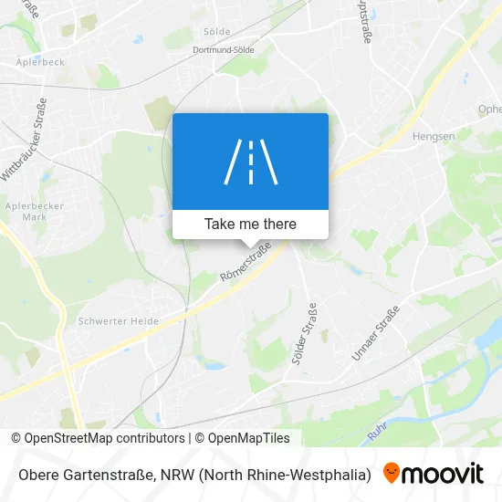 Obere Gartenstraße map