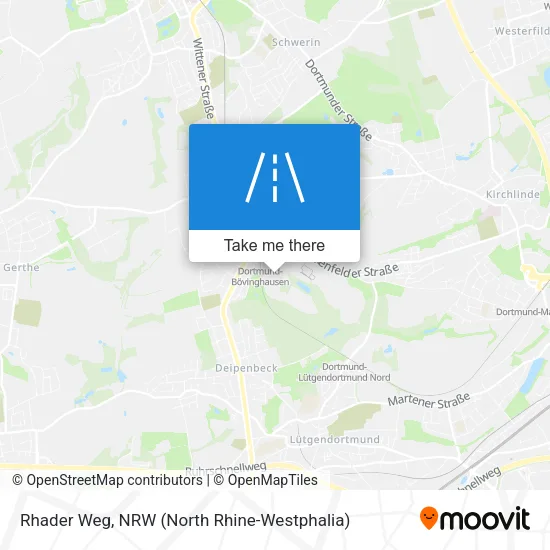 Карта Rhader Weg