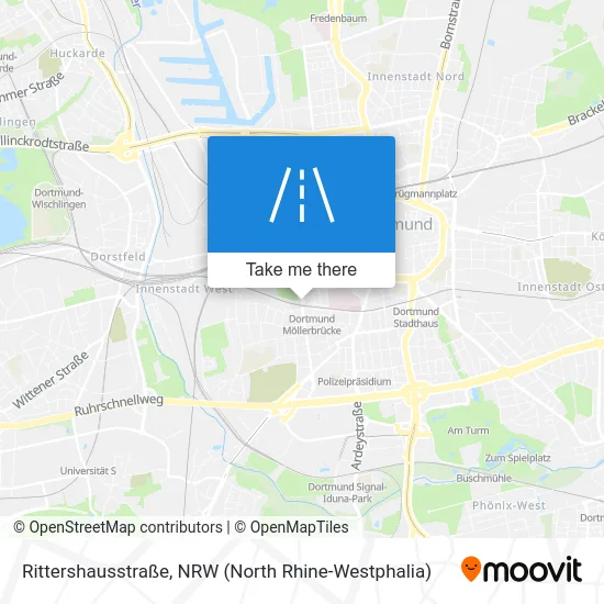 Rittershausstraße map
