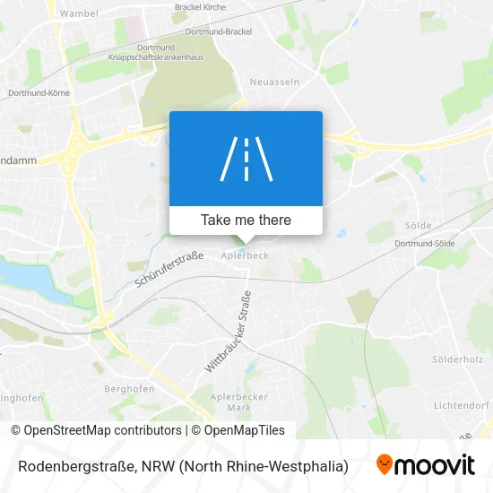 Карта Rodenbergstraße