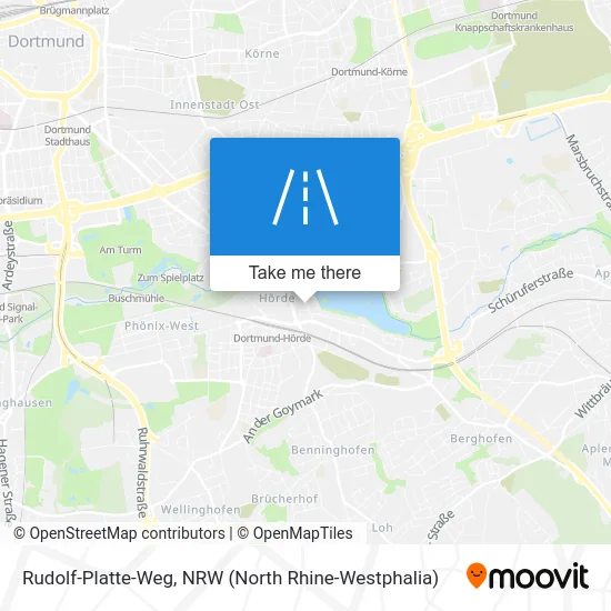 Rudolf-Platte-Weg map
