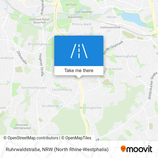 Ruhrwaldstraße map