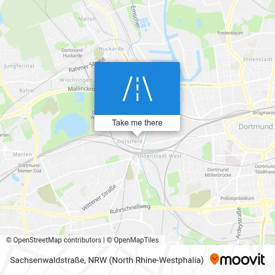 Sachsenwaldstraße map