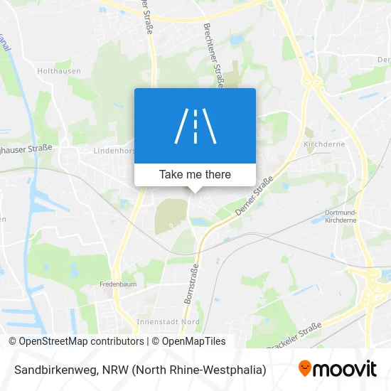 Sandbirkenweg map