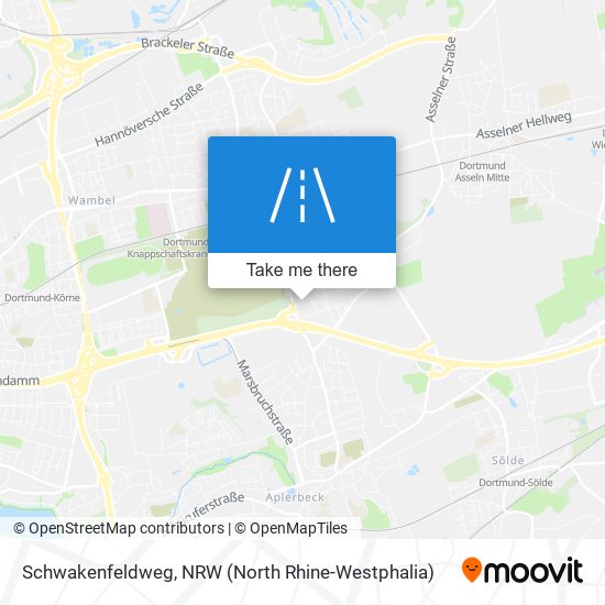 Schwakenfeldweg map