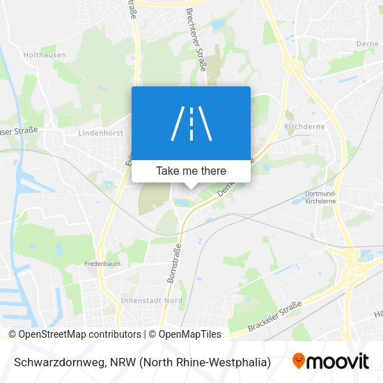 Schwarzdornweg map