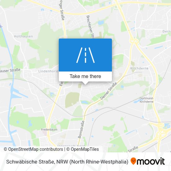 Schwäbische Straße map