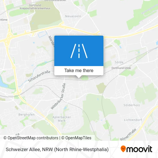 Schweizer Allee map