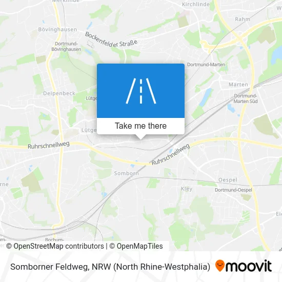 Somborner Feldweg map