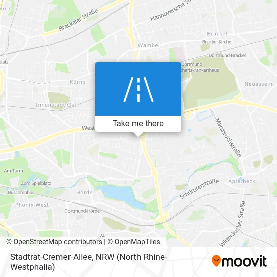 Stadtrat-Cremer-Allee map