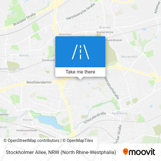 Карта Stockholmer Allee