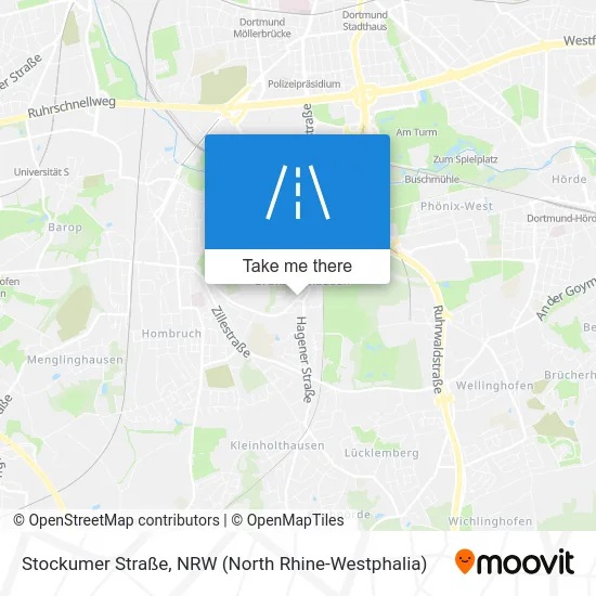 Карта Stockumer Straße