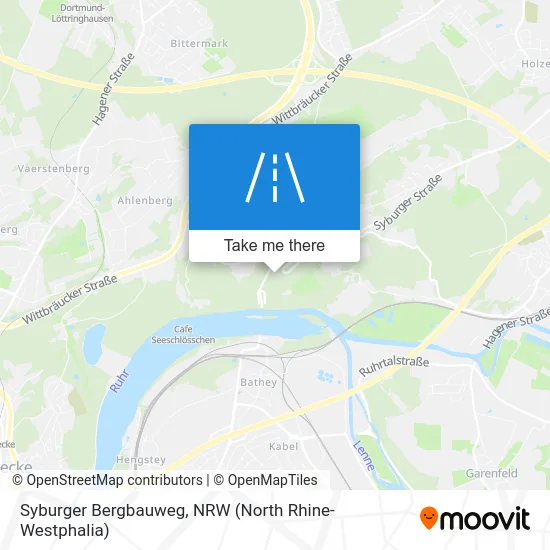 Syburger Bergbauweg map