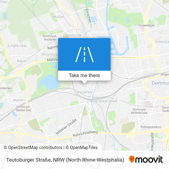 Teutoburger Straße map