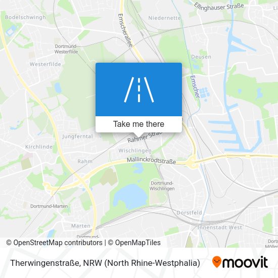 Therwingenstraße map