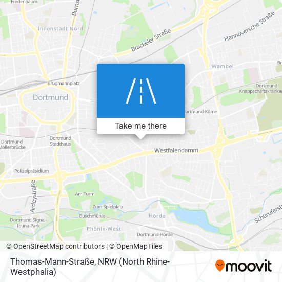 Thomas-Mann-Straße map