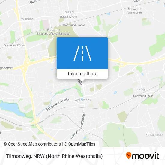 Tilmonweg map