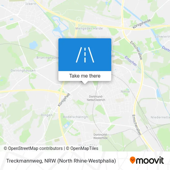 Treckmannweg map