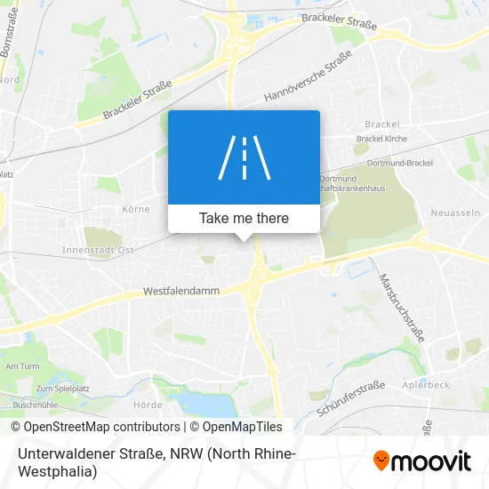 Карта Unterwaldener Straße