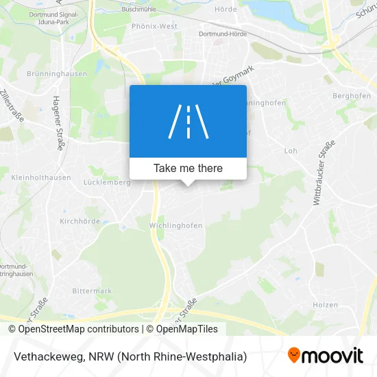 Карта Vethackeweg