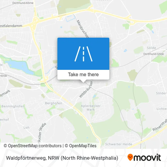 Waldpförtnerweg map