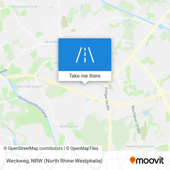 Карта Weckweg