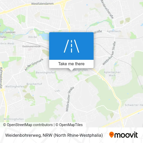 Карта Weidenbohrerweg