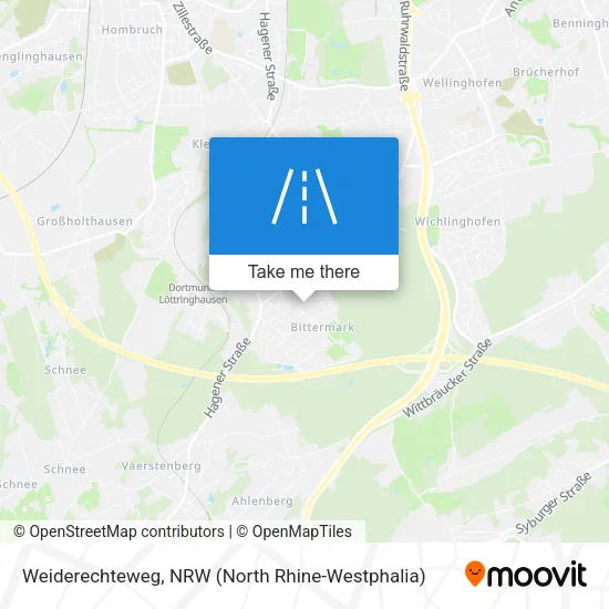 Карта Weiderechteweg