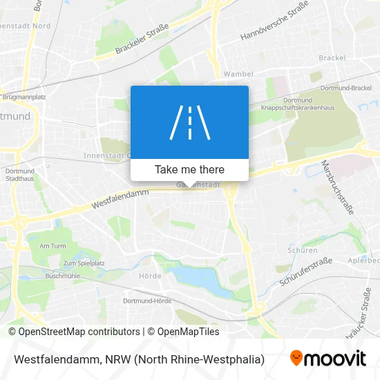 Westfalendamm map