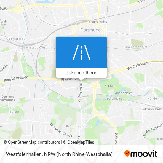 Westfalenhallen map