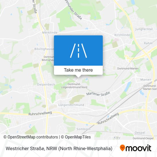 Westricher Straße map