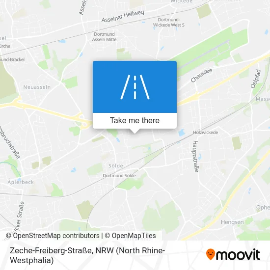 Карта Zeche-Freiberg-Straße
