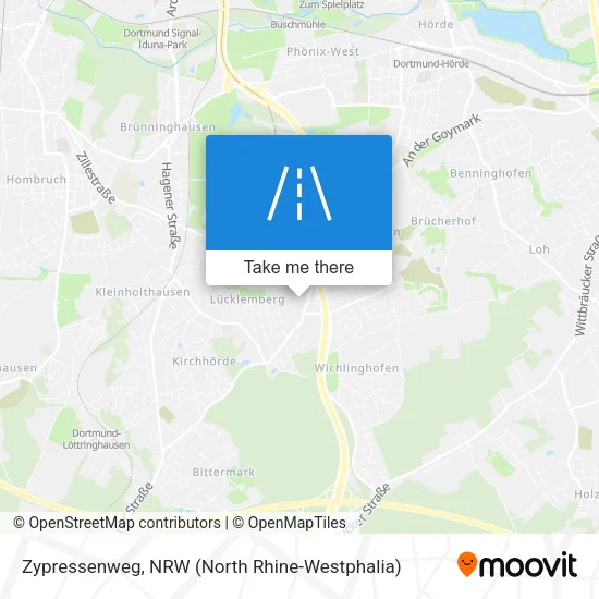 Карта Zypressenweg