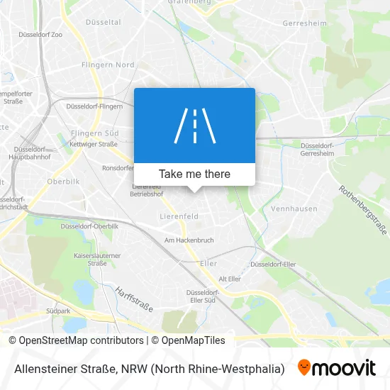 Allensteiner Straße map