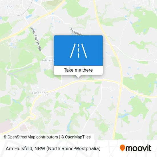 Am Hülsfeld map