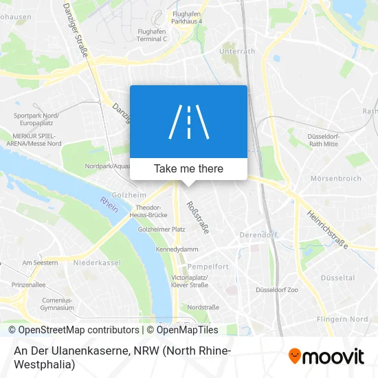 An Der Ulanenkaserne map